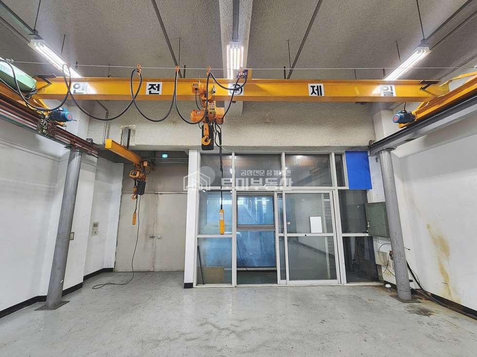 경기 김포시 양촌읍 학운리 나동 전용56평. 월세100만원. 호이스트있는 아파트형공장. 월세 매물번호 13175 사진 1