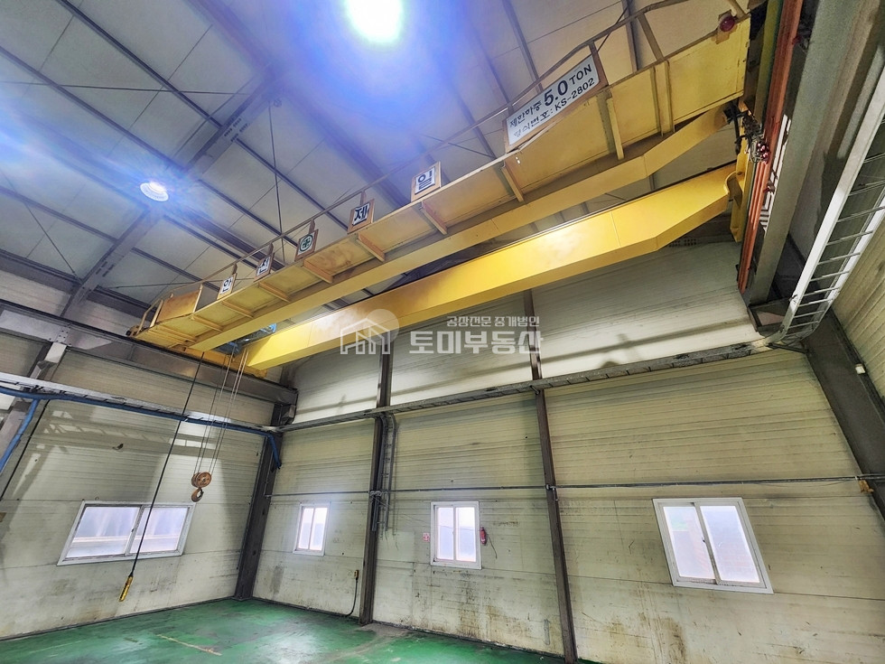 경기 김포시 통진읍 가현리 1동 가현리 도로변 단독공장 매매 호이스트 5톤5기 3톤1기 300KW 매매 매물번호 12381 사진 4