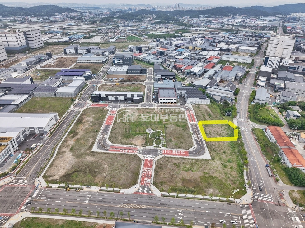 경기 김포시 양촌읍 학운리 학운산업단지 공장건축가능 업종다양한 부지매매 매매 매물번호 13101 사진 1